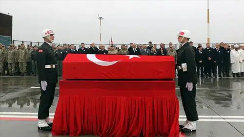 Şehit olan Uzman Çavuş Akarsel için tören düzenlendi