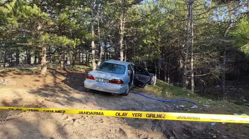 Park halindeki otomobilde ölü bulundu