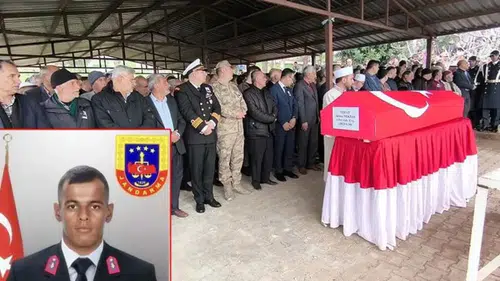 Kalp krizi geçiren astsubay toprağa verildi