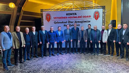 Konya’da veteriner hekimler iftar sofrasında buluştu