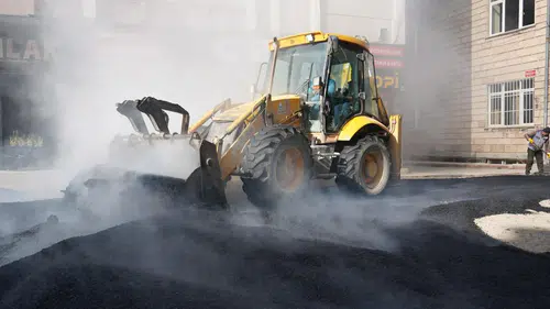 Konya ilçesinde yol güvenliği için aralıksız çalışma