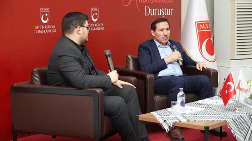 Karatay Belediye Başkanı Hasan Kılca, MTTB Konya’da gençlerle buluştu