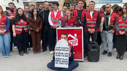 CHP Konya Gençlik Kolları, İl Başkanı Türktaş'ı istifaya davet etti!