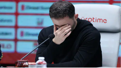 Domenico Tedesco mağlubiyetin üzüntüsünü yaşadı