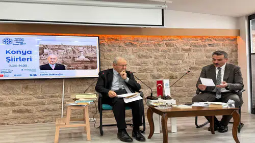 Edebiyatın Çınarı Sakaoğlu’ndan tarihe not: Konya’nın şiir hafızası canlandı
