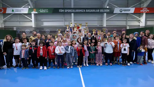 23 Nisan Tenis Turnuvası Karatay'da tamamlandı