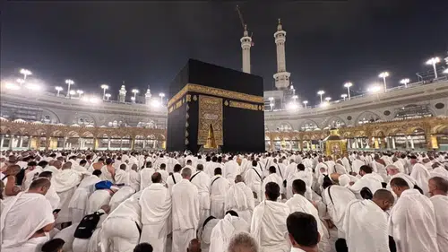 Türkiye'den giden ilk hacı kafilesi kutsal topraklara ulaştı