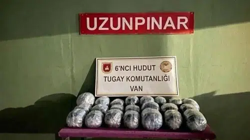 Hudutlarda 29 kilo uyuşturucu ele geçirildi