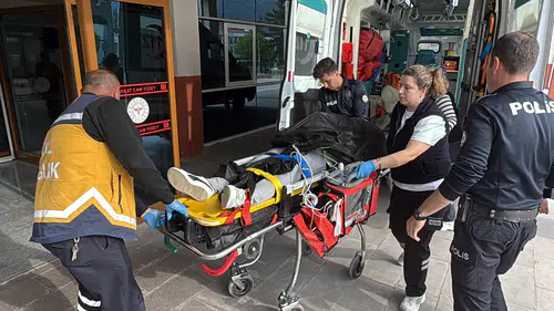 Konya'da  bir kişi bıçaklandı