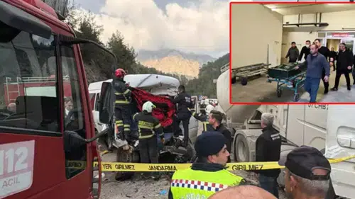 Feci kazada ölen 7 kişinin cenazeleri alındı