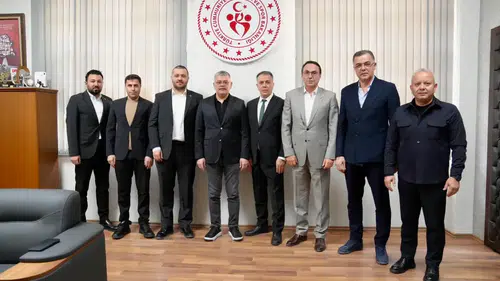 Konyaspor'dan Gençlik ve Spor İl Müdürü'ne ziyaret! İşbirliği güçlendirilecek