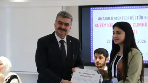 Konya Vekili Erdem’den KKTC mesaisi! Kültür elçileri paneline katıldı