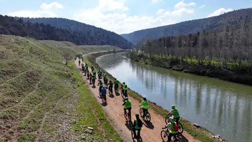 Konya’da pedallar tarihe ve doğaya döndü