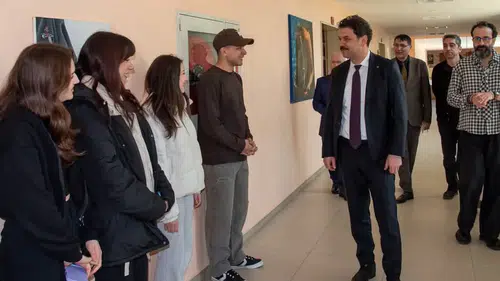 Selçuk Üniversitesi Rektörü Yılmaz, fakülteleri denetliyor!