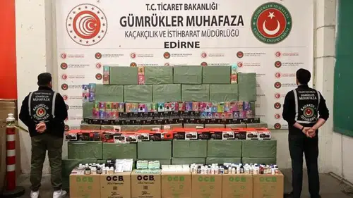 33 milyon 179 bin liralık kaçak eşya ele geçirildi