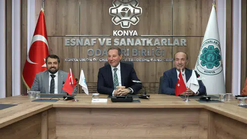 Emlakçılar odasından Karabacak'a ziyaret