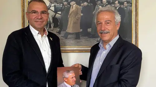 Mehmet Han Çopur’dan Adnan Özkaymak’a ziyaret