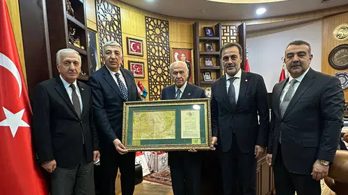 Konya iş dünyasından MHP Lideri Bahçeli’ye kritik ziyaret!