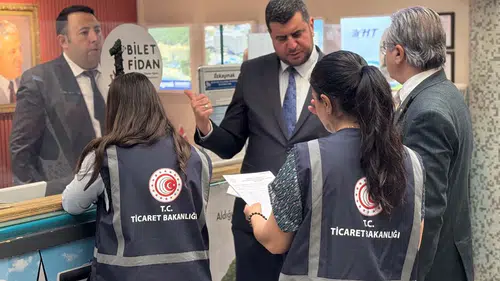 Konya'da Kurban Bayramı öncesi otogarda denetim yapıldı