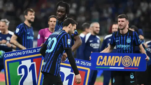 Şampiyonluğunu ilan eden ikinci takım Inter oldu