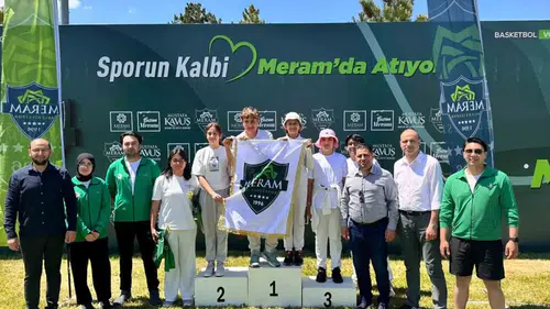 Meram Belediyesporlu okçular 3 madalya kazandı