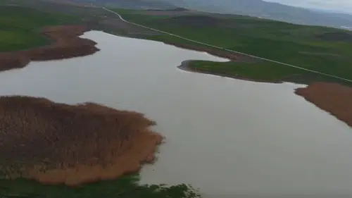 Kömüşini Gölü, yeniden su tutmaya başladı