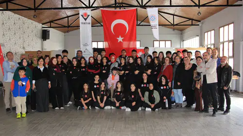 Konya’da bu okul bilim fuarına 20 projeyle katıldı