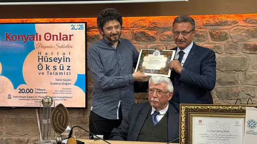 Hattat Hüseyin Öksüz TYB Konya’da yad edildi