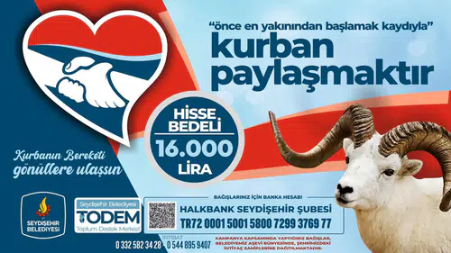 Seydişehir Belediyesi Aşevi, kurban hisse bağış kampanyası başlattı