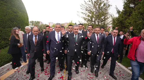 BBP Lideri  Destici Konya’da kongreye katıldı
