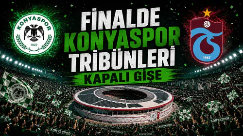 Finalde Konyaspor tribünleri kapalı gişe: Biletler dakikalar içinde bitti!