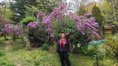 Prof. Dr. Fulya Öztaş leylakların gölgesinde