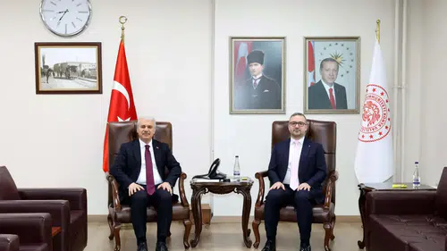 TCMB Başkanı Karahan, Konya Valisi Akın’ı ziyaret etti