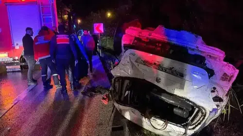 Otomobil takla attı: 4 yaralı