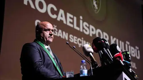 Recep Durul, yeniden Kocaelispor başkanlığına seçildi