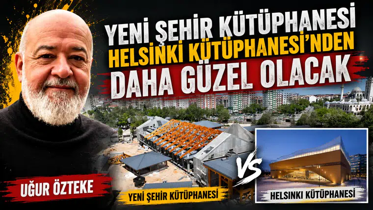 YENİ ŞEHİR KÜTÜPHANESİ HELSINKI KÜTÜPHANESİ’NDEN DAHA GÜZEL OLACAK