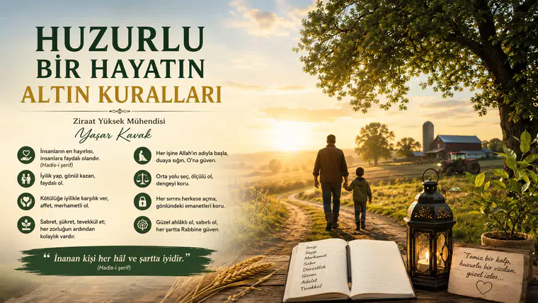 HUZURLU BİR HAYATIN ALTIN KURALLARI