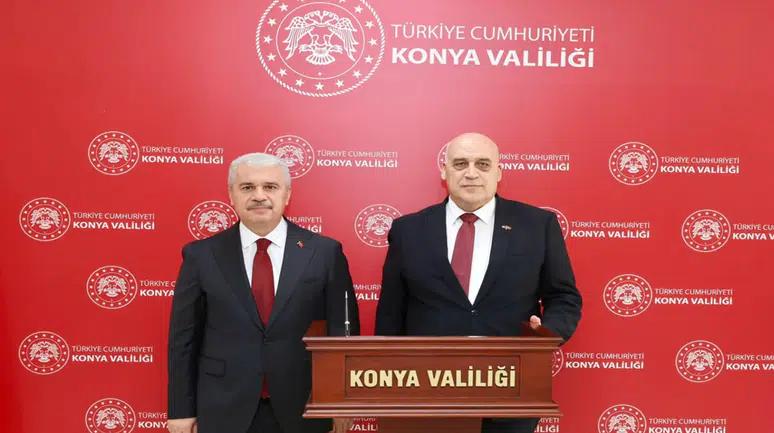 Filistin Türkiye Büyükelçisi Ebu Ceyş’ten Vali Akın’a ziyaret
