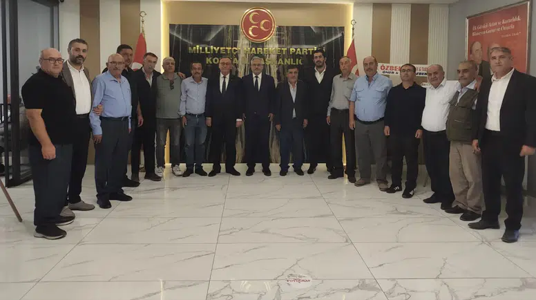 MHP Yunak’tan İl Başkanı Sedat Göncü'ye hayırlı olsun ziyareti