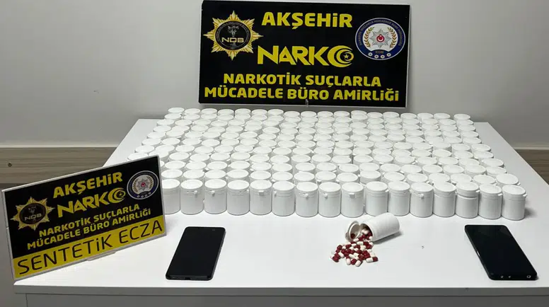 Konya'da uyuşturucu operasyonunda 2 şüpheli tutuklandı