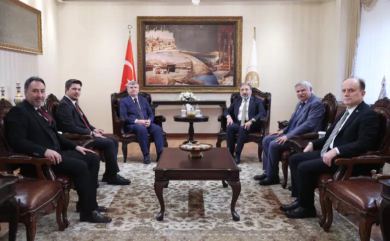 Konya heyetinden Diyanet İşleri Başkanı Arpaguş’a ziyaret!