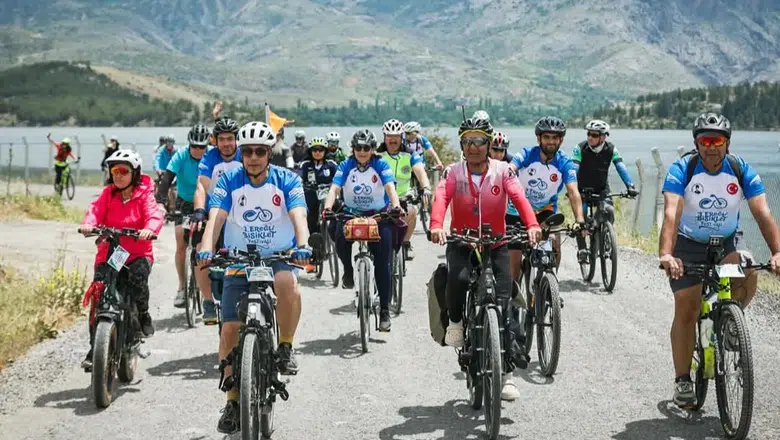 Pedallar barış için döndü, Ereğli festivale doydu!
