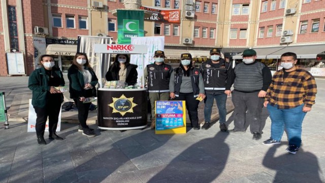 Erzincan’da ’En İyi Narkotik Polisi: Anne’ projesi