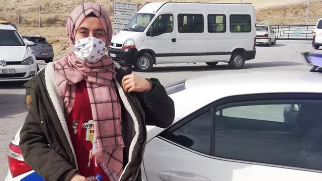 Sınava geç kalan Beyza'yı polis yetiştirdi