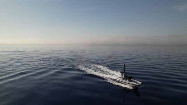 Silahlı insansız deniz üstü aracımız hedefi başarıyla vurdu