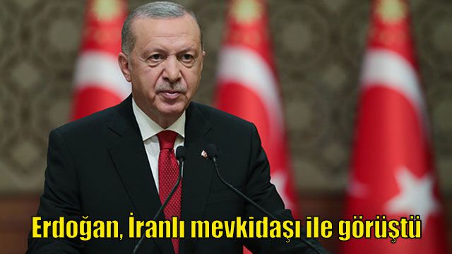 Erdoğan, İranlı mevkidaşı ile görüştü