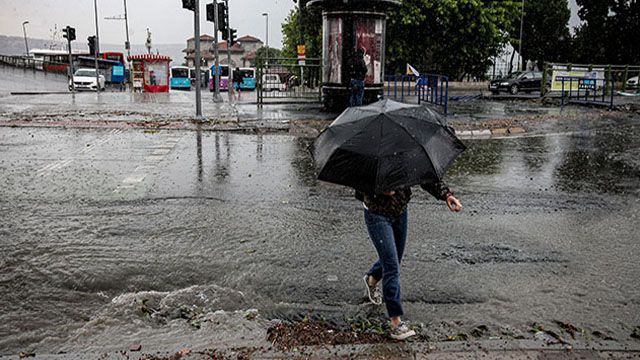  Trakya için 'kuvvetli yağış' uyarısı