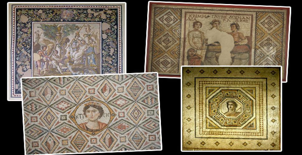 200 mozaik eser yurt dışında sergileniyor