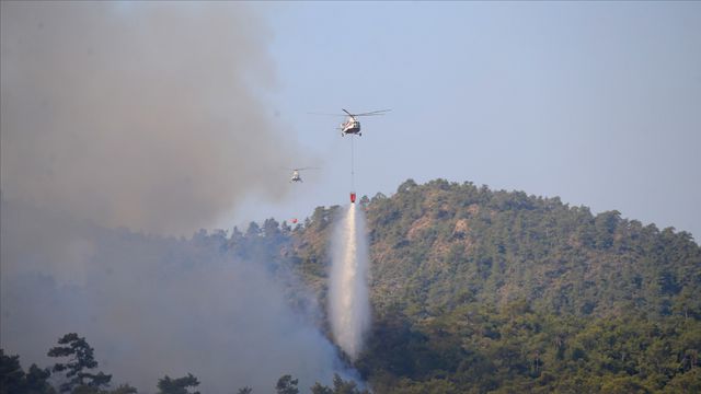 Marmaris'te orman yangını: Büyük ölçüde kontrol altına alındı