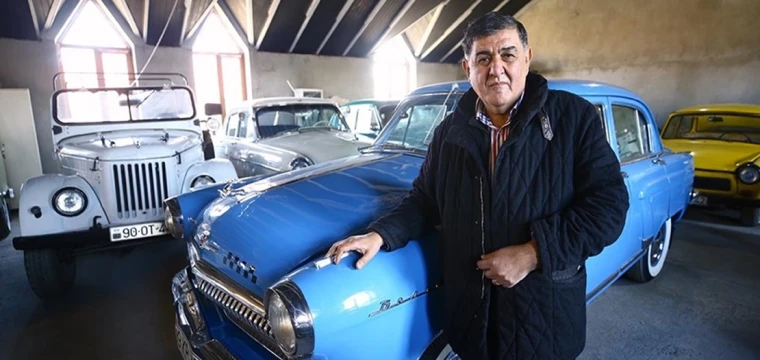 Kerimov, klasik otomobillerden koleksiyon oluşturdu